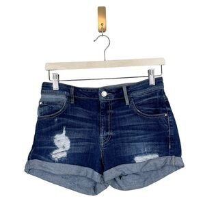 Guess Distressed Denim Shorts Size 26
